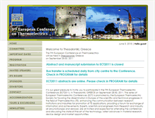 Tablet Screenshot of ect2011.physics.auth.gr