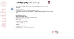 Desktop Screenshot of cartography.web.auth.gr