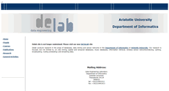 Desktop Screenshot of delab.csd.auth.gr
