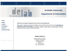 Tablet Screenshot of delab.csd.auth.gr
